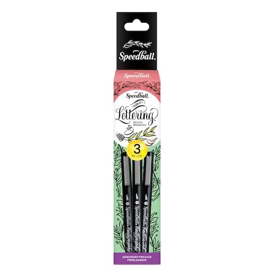 Speedball® Hand Lettering Brush Marker Set